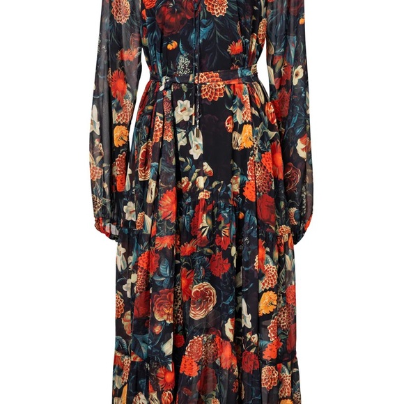 EUC M Ivy City Co Imogen dress in Moody Floral - Picture 2 of 5